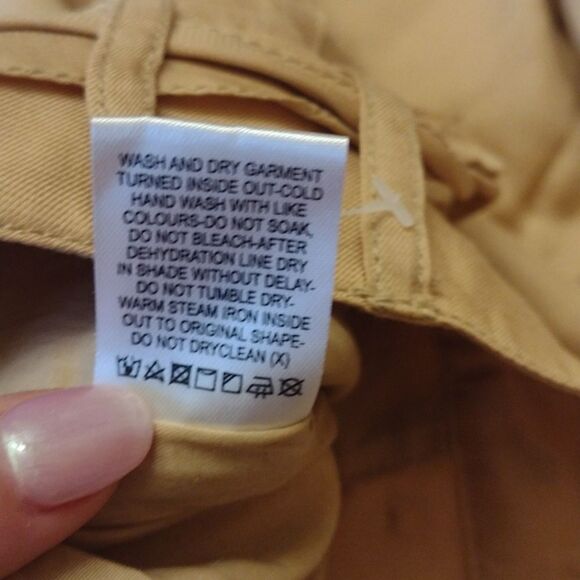 Revolve pants L'Academie Los Angeles The Danette Bronze Button Fly tie waist XS - Picture 9 of 12